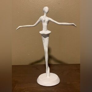 Cast Iron Ballerina Sculpture
